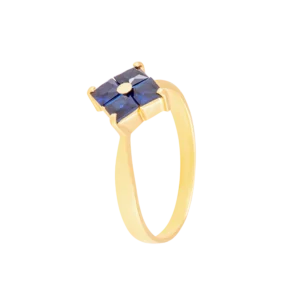 Blue Sapphire Studded Ring