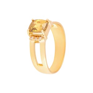 Sapphire and Diamond Studded Ring